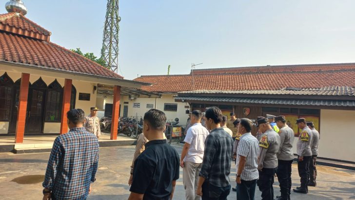 Apel Pagi Polsek Cikupa Pengawasan Ketat dan Pengecekan Tahanan
