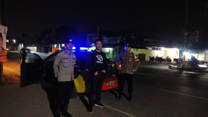 Kanit Reskrim H.Iwan Wahyudi Memimpin Patroli Mobile Wilayah Hukum Polsek Cikupa