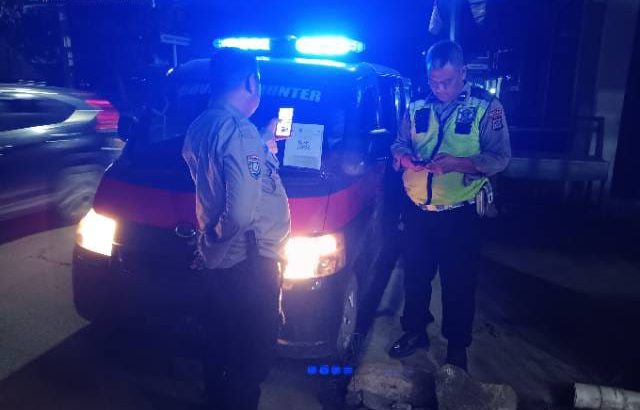 Dengan Patroli Barcode Polsek  Tigaraks Antisipasi Kejahatan