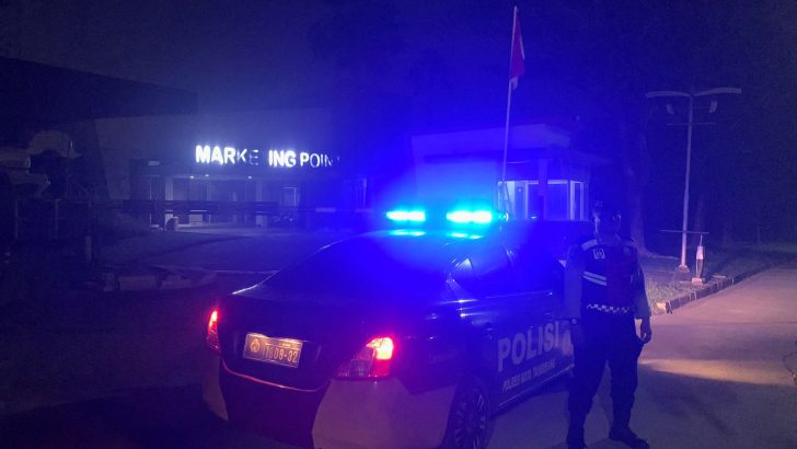 Operasi Cipta Kondisi oleh Anggota Samapta Polresta Tangerang dilaksanakan di sekitaran Perumahan Sudirman Indah dipimpin Pawas.