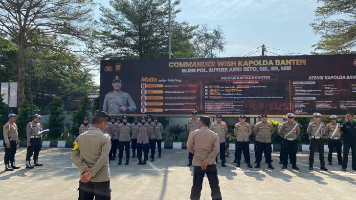 iptu joko melaksanakan apel