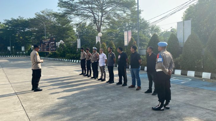 Sipropam Polresta Tangerang awasi Serah terima tugas piket Polresta Tangerang
