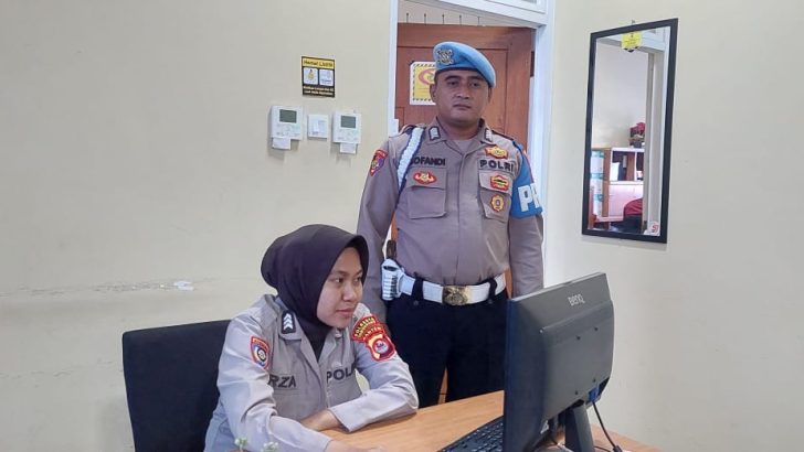 RUANG SATBINMAS POLRESTA TANGERANG DICEK OLEH SIPROPAM