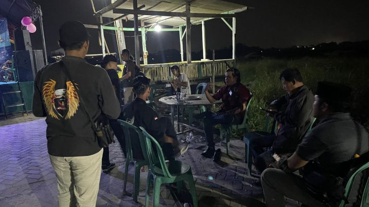 Unit Reskrim Polsek Kresek tetap semangat menjaga wilayahnya dari Gangguan Kamtibmas Malam Hari.