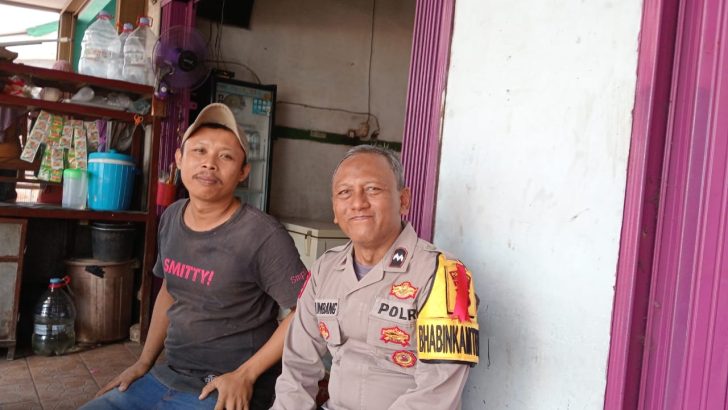 Polisi Peduli Pengangguran, Aipda Bambang berikan Motivasi kepada Warga di Desa Koper