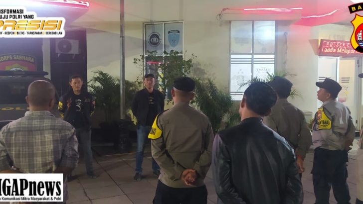 Polsek Cikupa Gelar Patroli Gabungan Cegah Gangguan Kamtibmas Malam Minggu