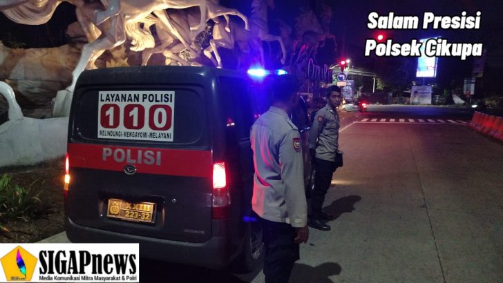 Patroli Mobile Polsek Cikupa: Ipda Syaiful Rusdiansyah Gencarkan Ops Cipkon untuk Amankan Warga