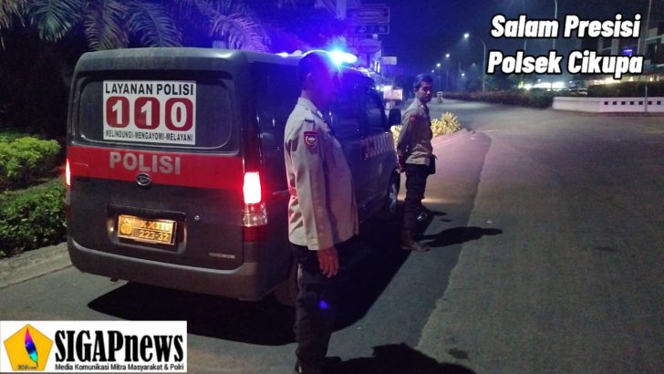 Cegah Kriminalitas, Polsek Cikupa Gelar Patroli Mobile di Bawah Pimpinan Ipda Syaiful Rusdiansyah