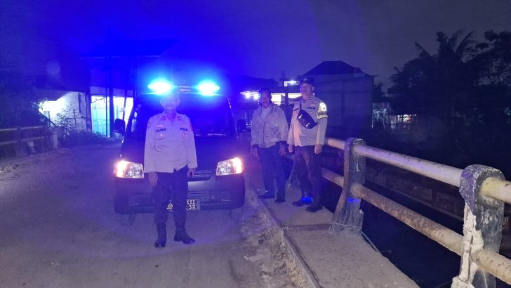 Polsek Rajeg tingkatkan patroli malam hari ,cegah gangguan Kamtibmas.