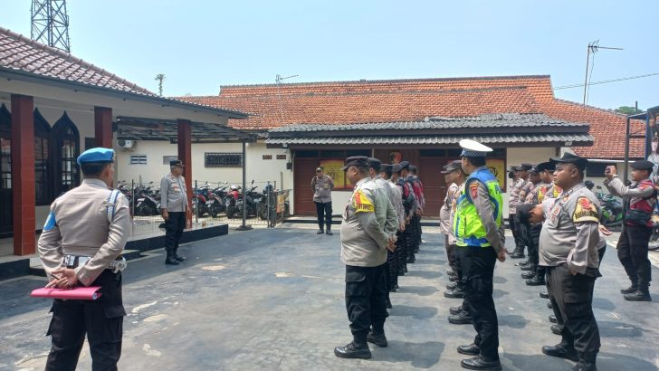 Apel Pengamanan Kampanye Tatap Muka Calon Gubernur dan Bupati di Wilayah Hukum Polsek Cikupa