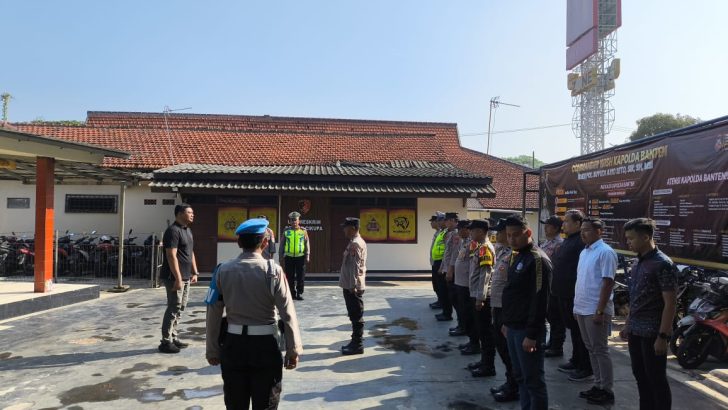 Polsek Cikupa Pastikan Inventaris dan Tahanan Aman dalam Serah Terima Tugas