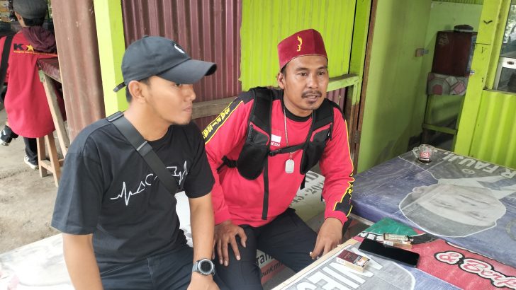 Anggota Sat Intelkam Melaksanakan himbauan terhadap Sdr. Joe (Pengurus KASBI PUK PT. VCI) untuk mendukung dan ikut serta dalam memelihara Harkamtibmas