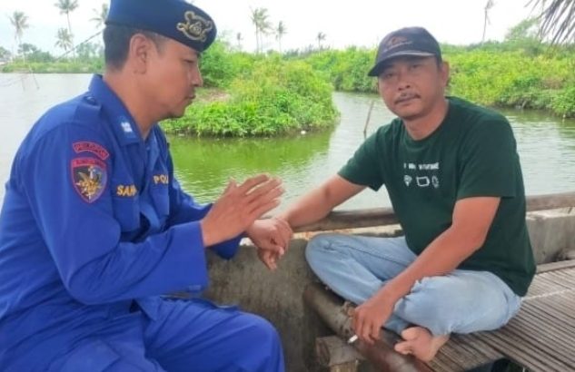 Sampaikan Himbauan Kamtibmas Melalui Sambang Kepada Masyarakat Pesisir Dan Nelayan