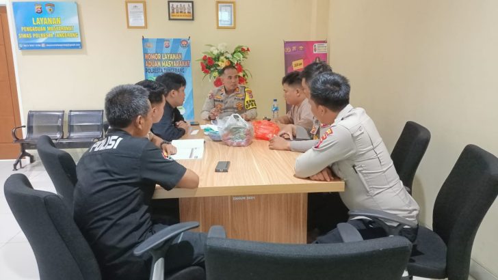 AKP Subarjo, S.H., M.Si , Memimpin Pelaksanaan Anev Rutin Siwas Polresta Tangerang