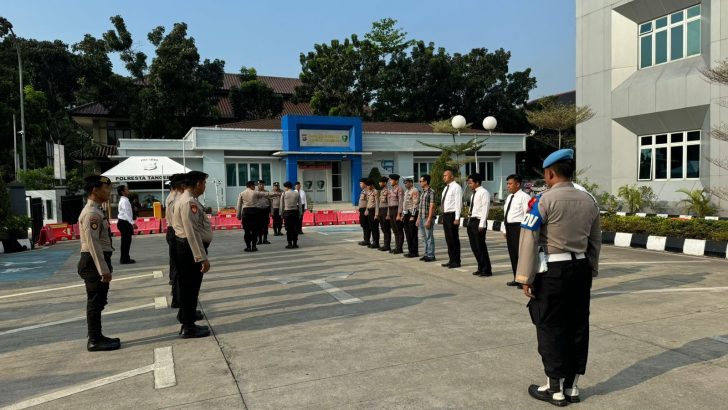 Anggota Satreskrim Ikuti Apel Serah Terima di Polresta Tangerang untuk Menjalankan Tugas dengan Penuh Tanggung Jawab