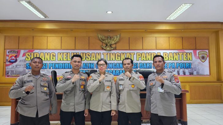 Anggota Satreskrim Polresta Tangerang Ikuti Kelulusan Seleksi Pendidikan Alih Golongan di Polda Banten