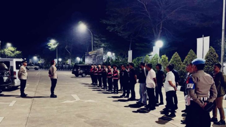 Kanit Resmob Pimpin Apel Malam untuk Antisipasi Kejahatan Jalanan