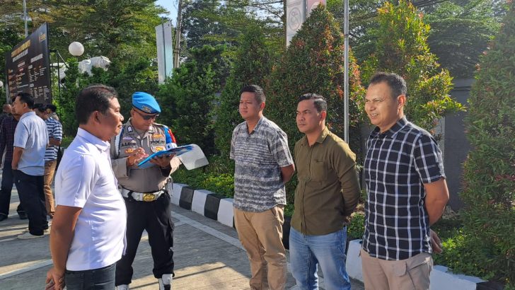 KBO Sat Reskrim Lakukan Pengawasan Melekat dalam Apel Satker Polresta Tangerang