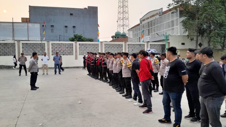 Anggota Sat Reskrim dan Polresta Tangerang Gelar Apel Konsolidasi Usai Pengamanan Apel Akbar BISON