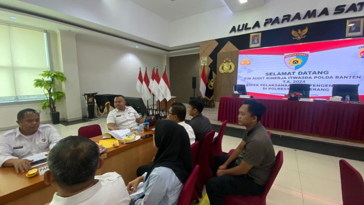 **KBO dan Anggota Sat Reskrim Polresta Tangerang Mengikuti Audit Kinerja oleh Itwasda Polda Banten Tahun Anggaran 2024**