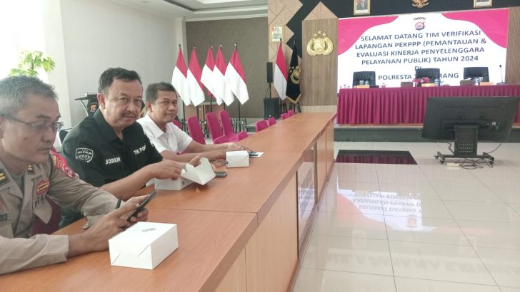 **KBO Sat Reskrim dan Anggota Polresta Tangerang Ikuti Pemantauan & Evaluasi Kinerja Penyelenggaraan Pelayanan Publik 2024**