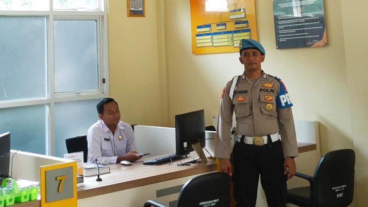 Gedung pelayanan SPKT dilakukan pengecekan oleh Sipropam Polresta Tangerang