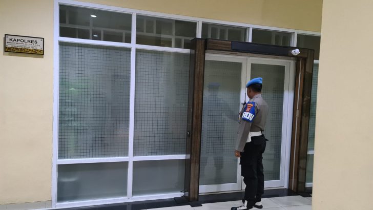 SIPROPAM CEK SITUASI RUANG KERJA KAPOLRESTA TANGERANG