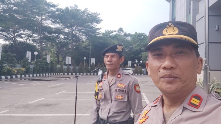 iptu joko melaksanakan apel