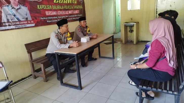 Bhabinkamtibmas Desa Cangkudu Polsek Balaraja, Giat Jumat Curhat, Serap Aspirasi & Keluhan Masyarakat