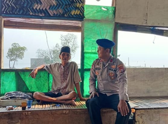 Piket jaga melaksanakan kegiatan patroli barcode di Pulo cangkir