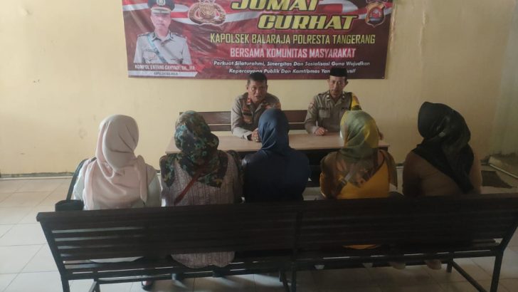 Gelar Jumat Curhat, Aiptu Dedi di Pimpin Kanit Binmas, Tampung Aspirasi dan keluhan Masyarakat