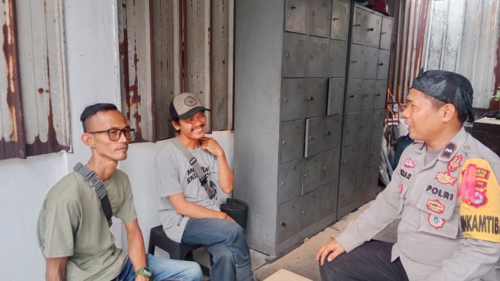 Bhabinkamtibmas Desa sentul, Aipda ikrar memberikaan pesan-pesan kamtibmas kepada warga Binaan