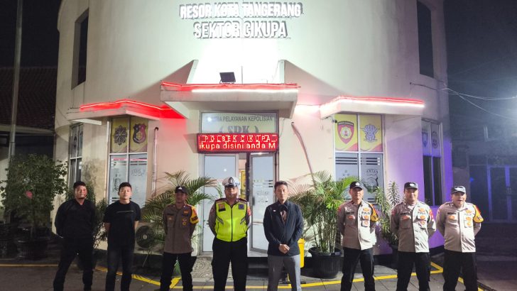 Kanit Reskrim Iptu H. Iwan Wahyudi Pimpin Patroli Malam, Cegah Geng Motor dan Balap Liar