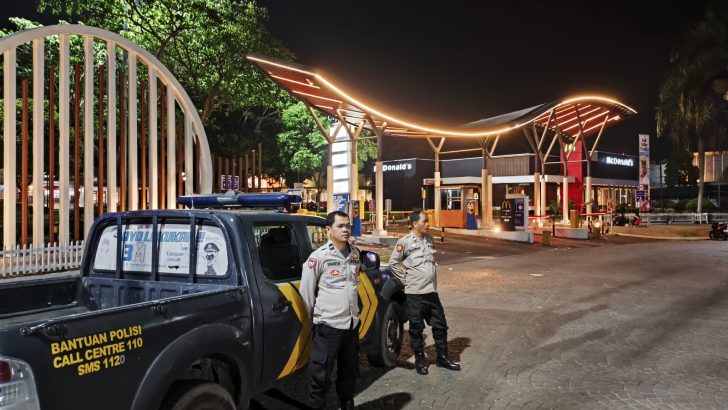 Patroli Polsek Cikupa di Minggu Malam, Antisipasi Potensi Gangguan Keamanan