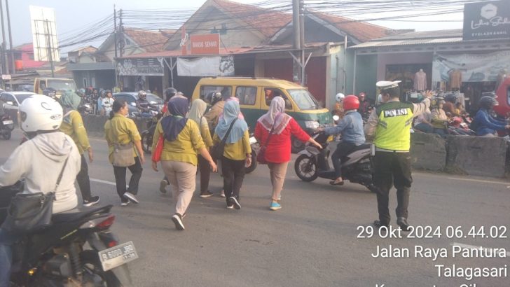 Pengaturan Lalu Lintas oleh Aiptu Sapudin, Jalan Raya Serang Aman dan Terkendali