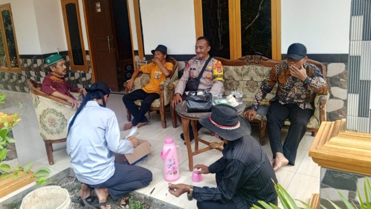 Upaya pencegahan Gangguan Kamtibmas di wilayah, Aiptu H. Faisal lakukan Sambang DDS di Desa Cibetok