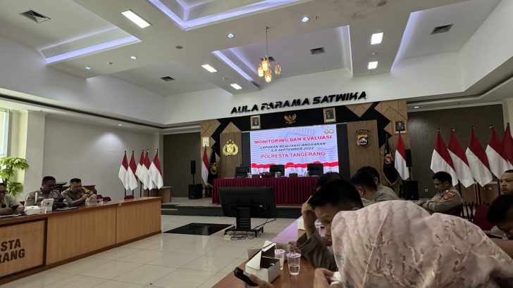 briptu desi melaksanakan anev anggaran