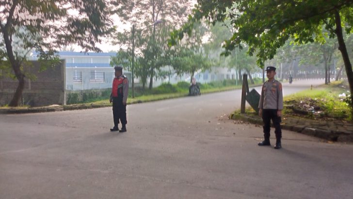 Strong Point anggota siwas Antisipasi Kepadatan Arus Lalulintas