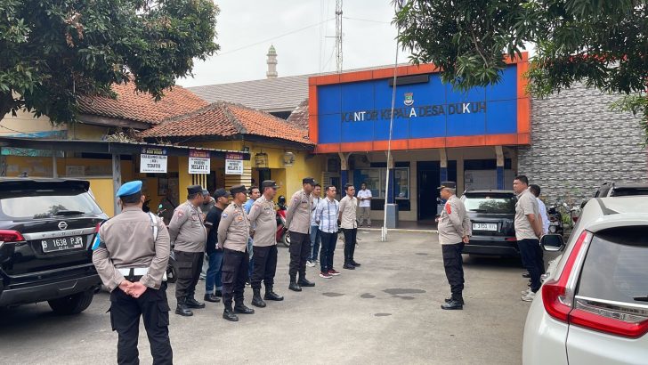 Pengamanan Aksi Unjuk Rasa LSM Lesim Indonesia Bersatu oleh Sat Reskrim Polresta Tangerang