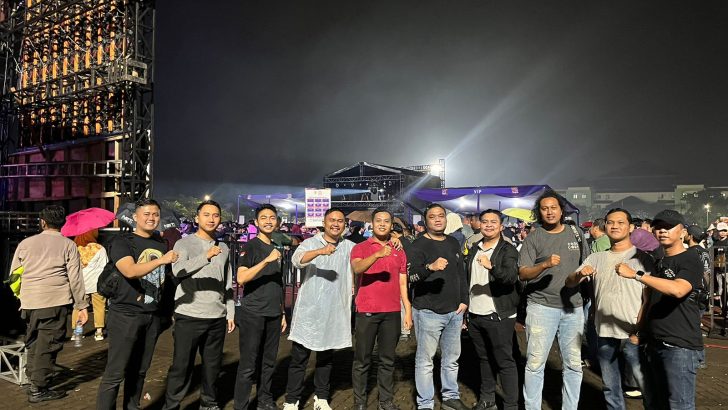 Anggota Sat Reskrim Terlibat dalam Pengamanan Malam Puncak HUT Kabupaten Tangerang ke-392