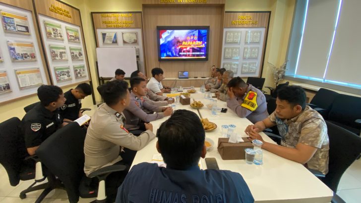 Anggota Sat Reskrim Ikuti Rapat Manajemen Media di Polresta Tangerang