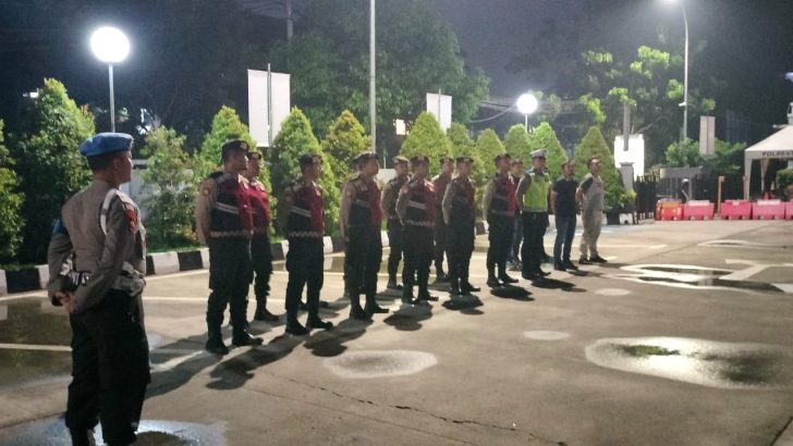 Apel Malam Piket Fungsi untuk Menjaga Kamtibmas di Polresta Tangerang