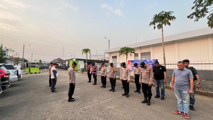 Pengamanan Menjelang Pelantikan Presiden dan Wakil Presiden 2024-2029 di Stasiun Daru Tigaraksa
