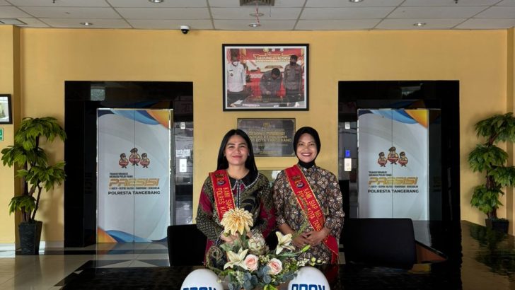 Polwan Sat Reskrim Melaksanakan Piket di Gedung Presisi Polresta Tangerang