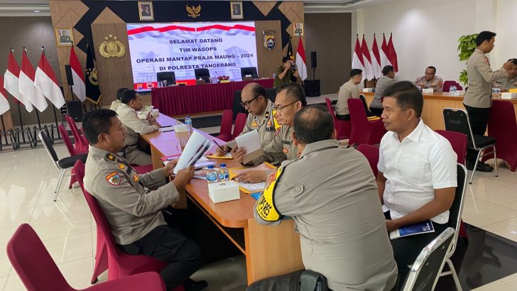 KBO Sat Reskrim Ikuti Kegiatan Wasops Operasi Mantap Praja Maung 2024