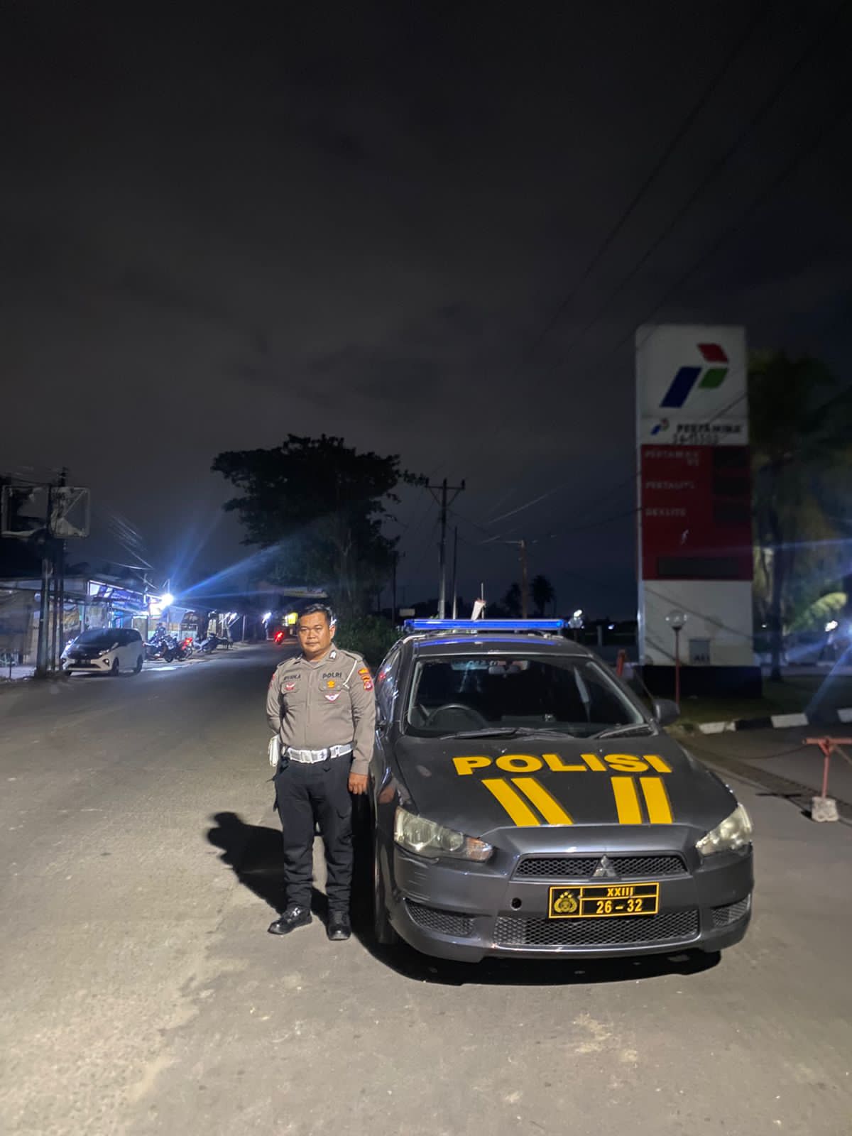 Antisipasi Kriminalitas Jalanan Personil Polsek Mauk Rutinkan Patroli Malam