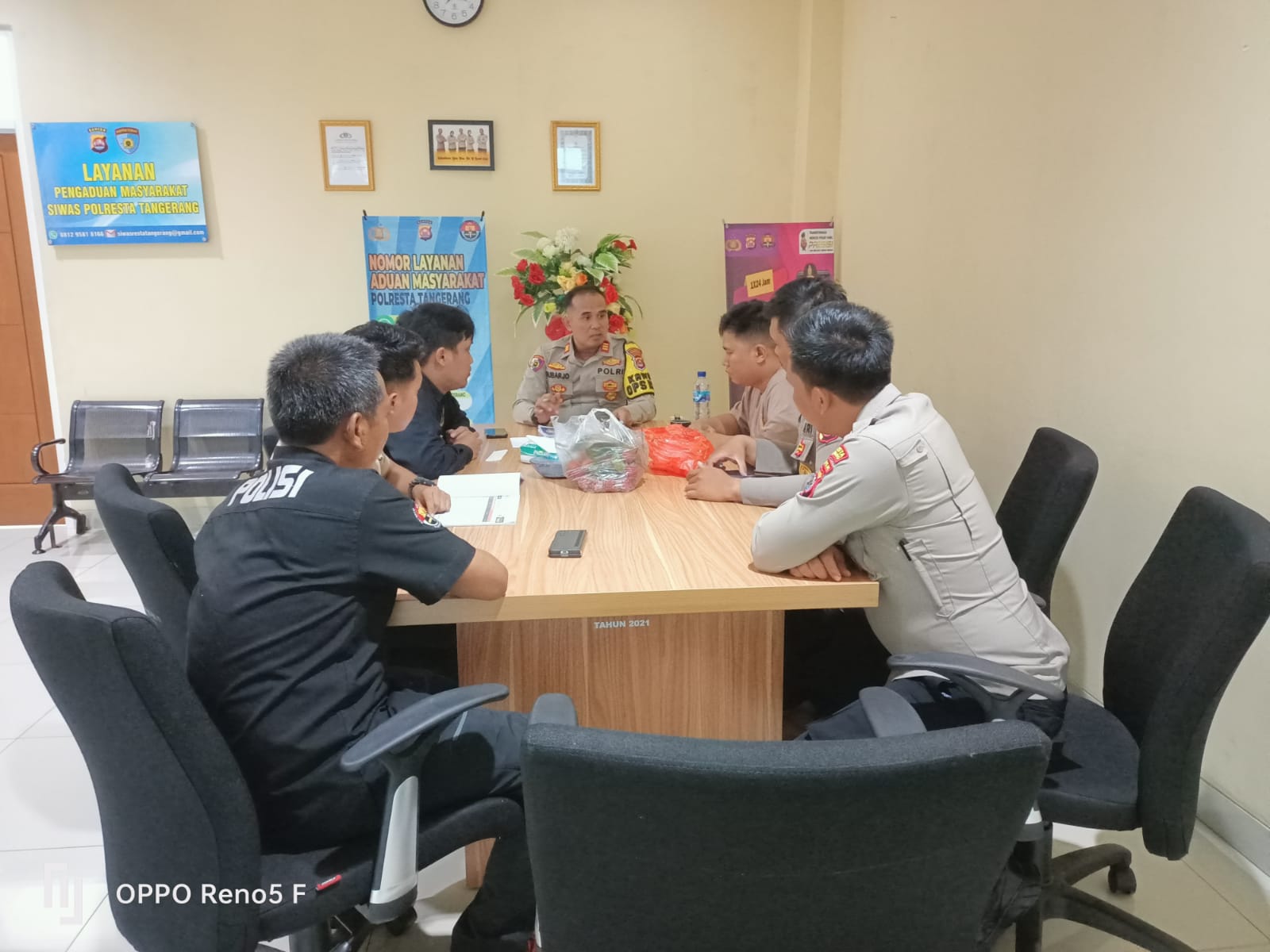 AKP Subarjo, S.H., M.Si , Pimpin Anev Rutin Siwas Polresta Tangerang