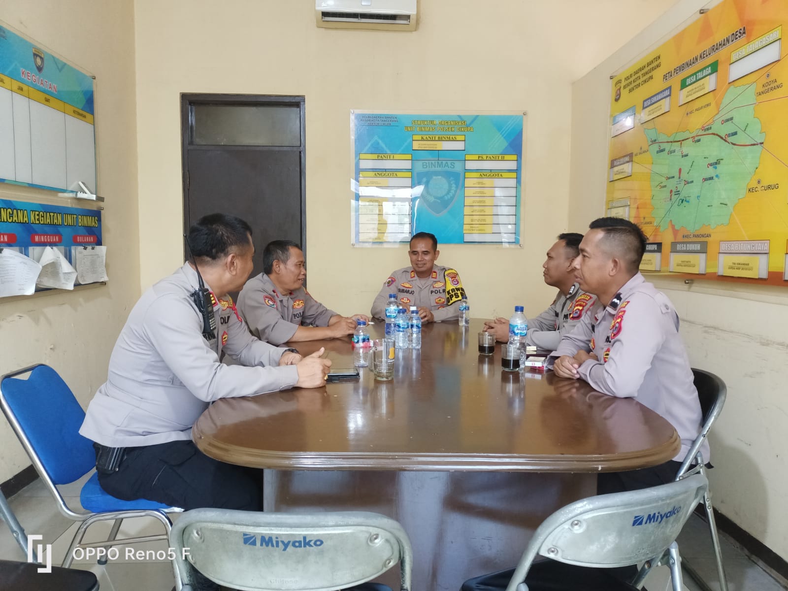 AKP Subarjo, S.H., M.Si , Pimpin Anev Rutin Siwas Polresta Tangerang