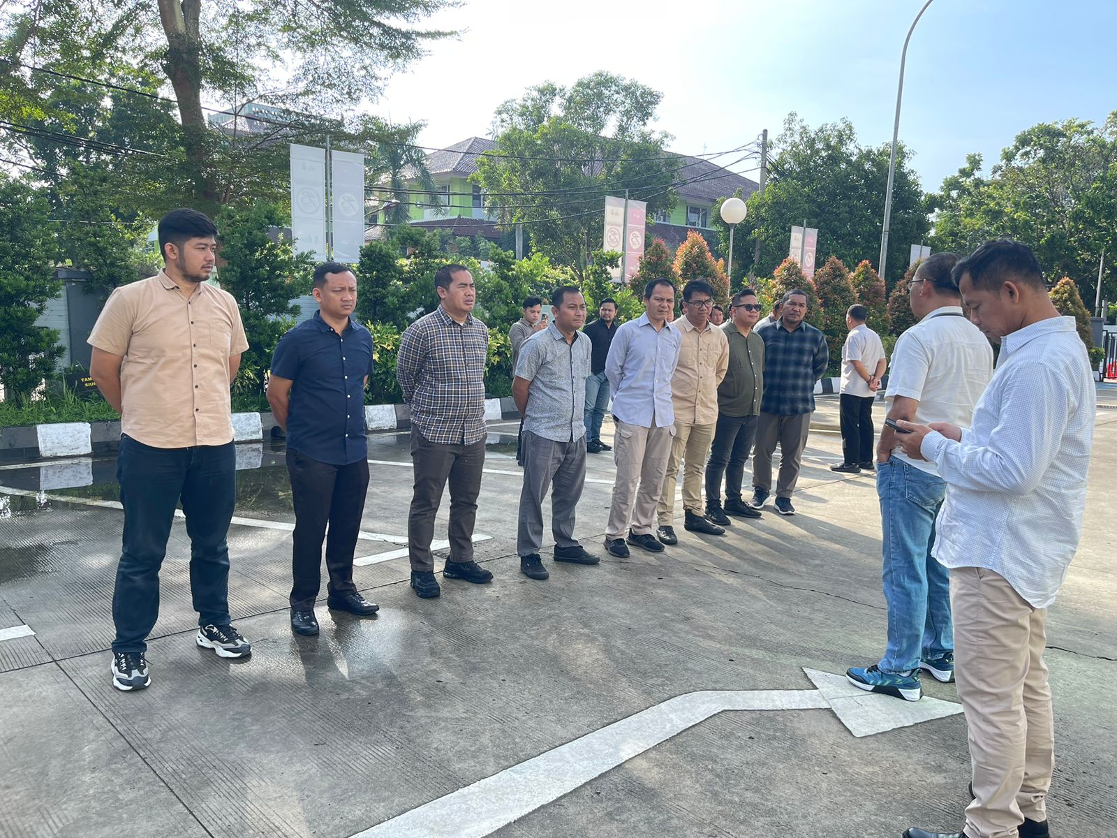 Wakasat Reskrim Lakukan Pengawasan Melekat kepada Anggota Sat Reskrim di Apel Satker
