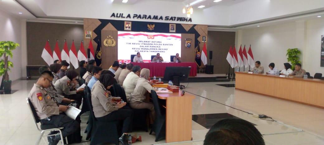 AKP Subarjo, S.H., M.Si , Pimpin Anev Rutin Siwas Polresta Tangerang